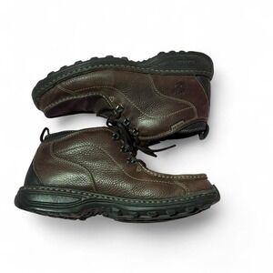Timberland Brown Leather Chukka Ankle Boots Casual Work Hiking‎ Shoes